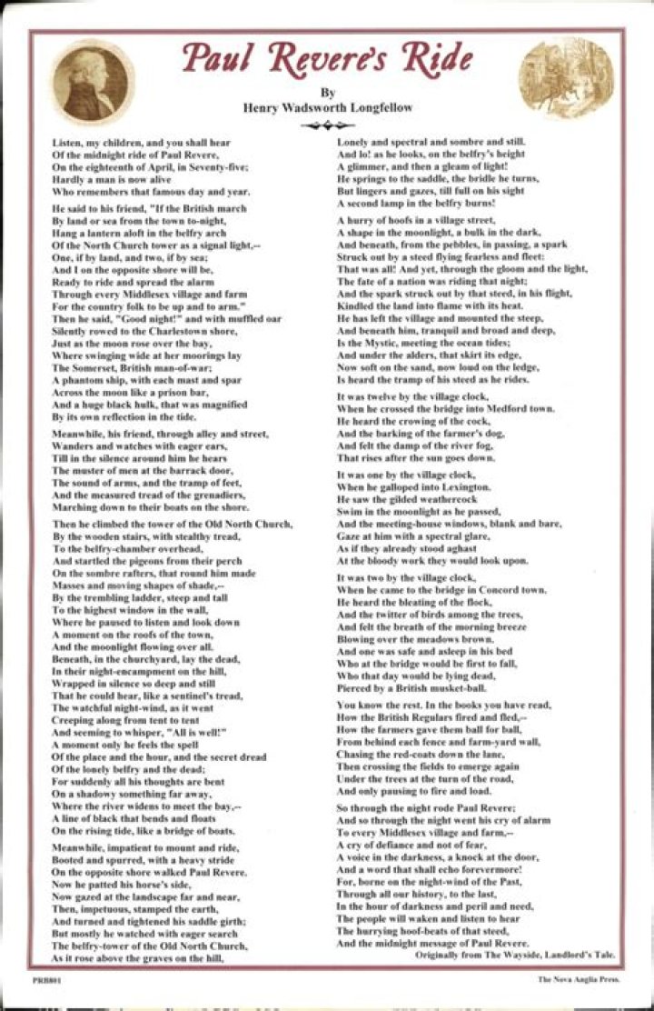 Clearly Understanding The Symbolism Behind Paul Revere's Ride Lyrics