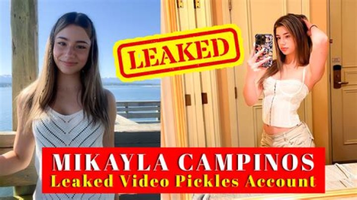Mikayla Campino: Unveiling The Leaks And Behind The Scenes