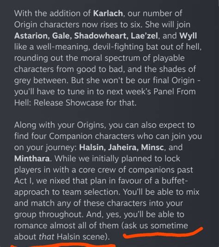 Understanding Why Halsin Won't Join My Party